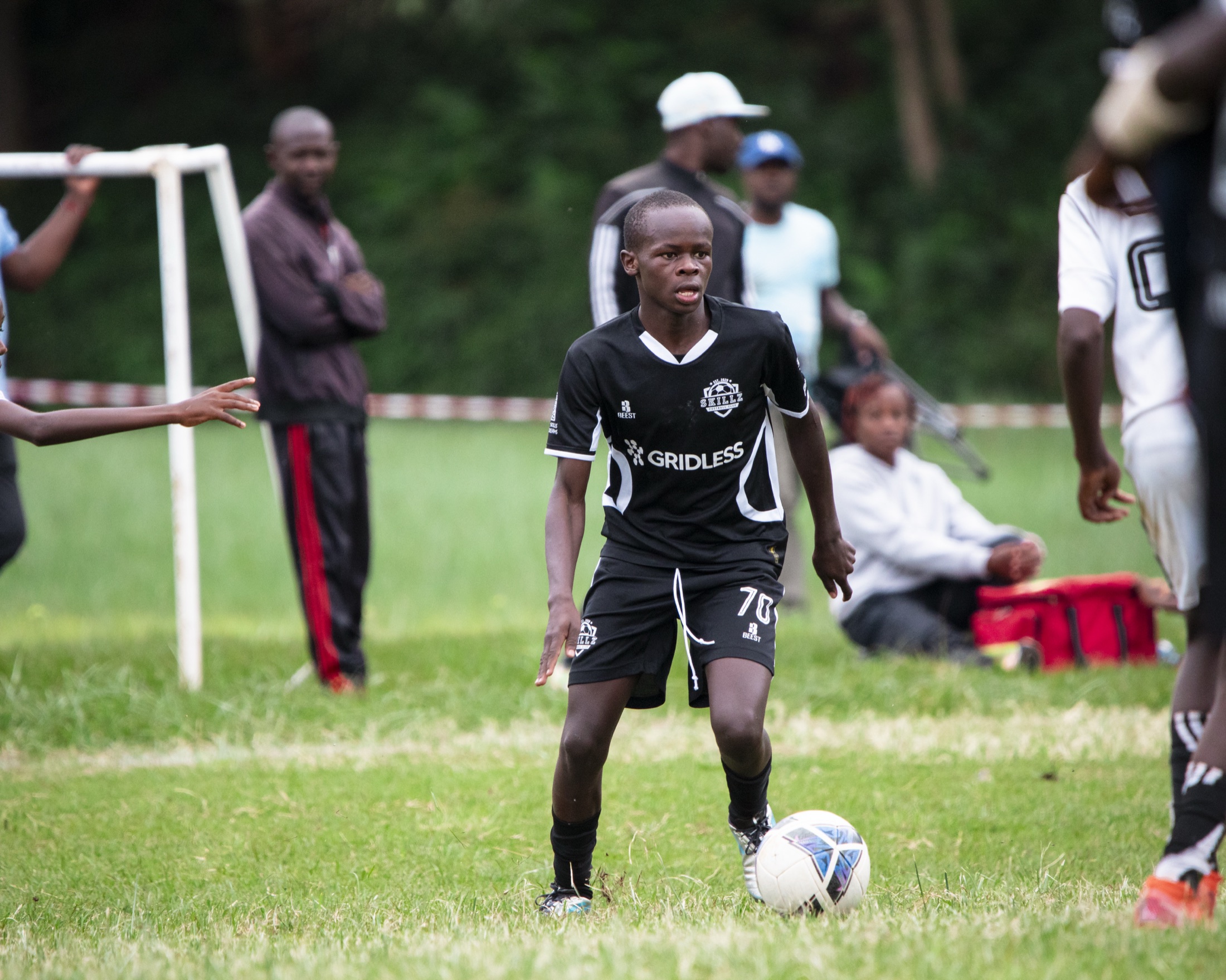 Skillz FC Academy player in a match moment